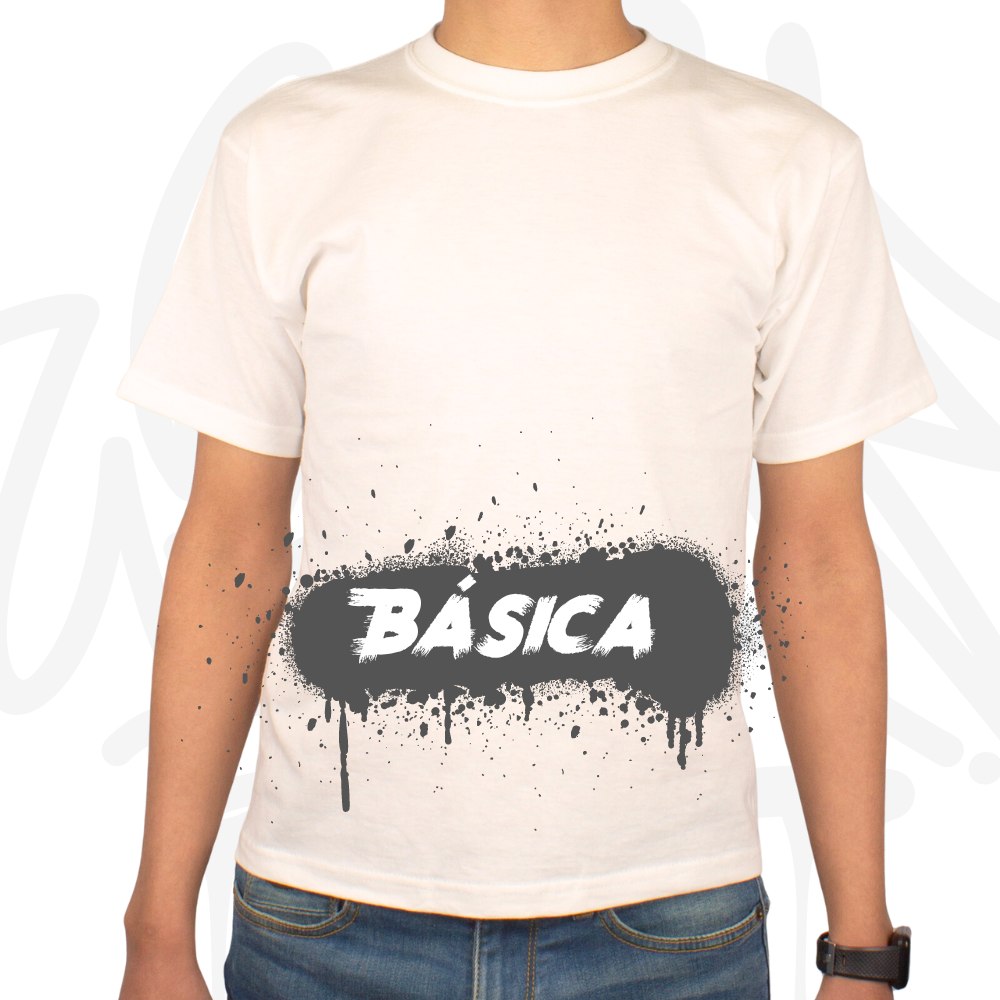 Playera Básica Infantil Algodón