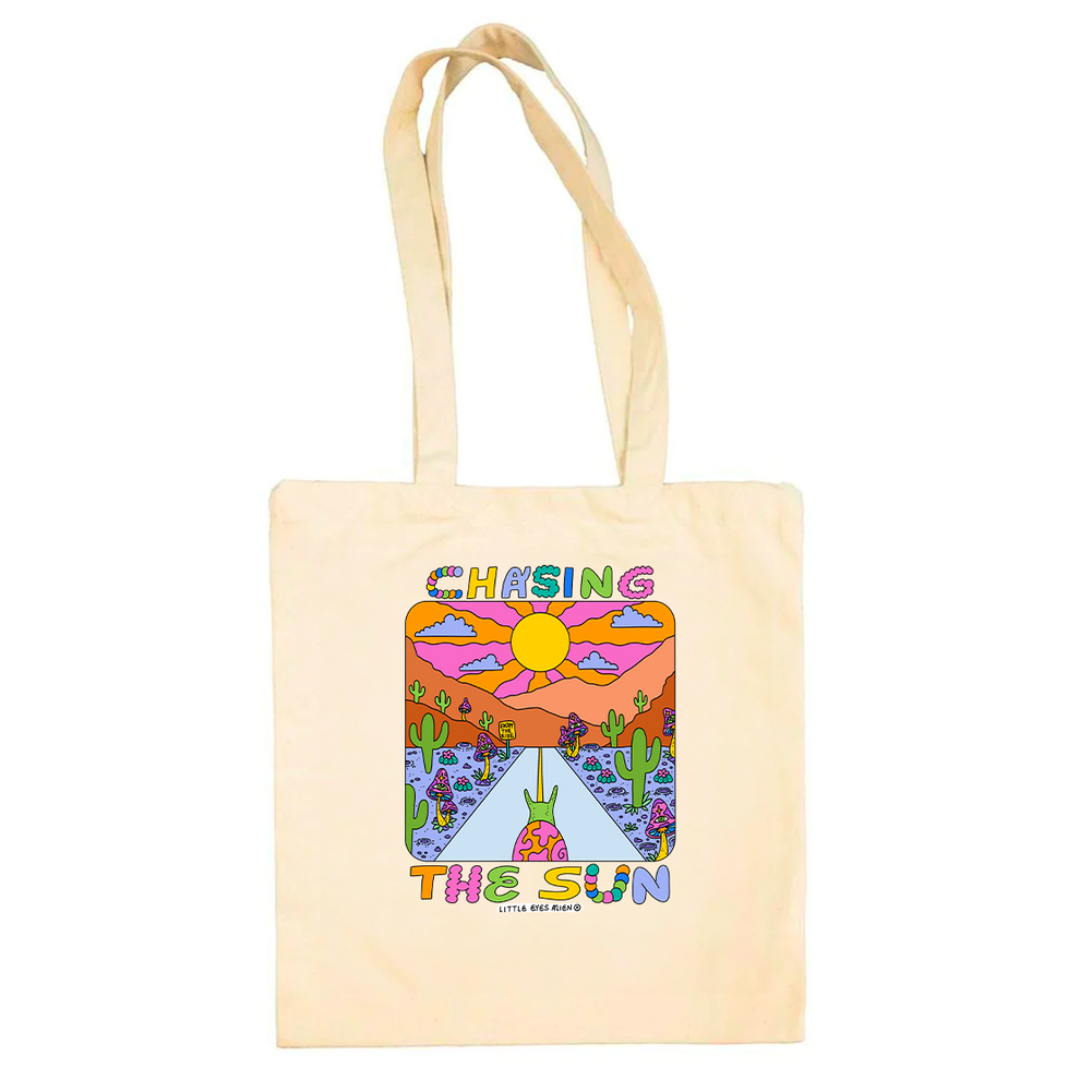 Tote Bag Chasing the Sun – Level Up Studio